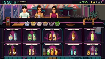 The back bar